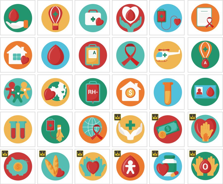 자선 기부의 아이콘